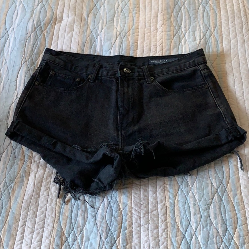 Denim Colab shorts